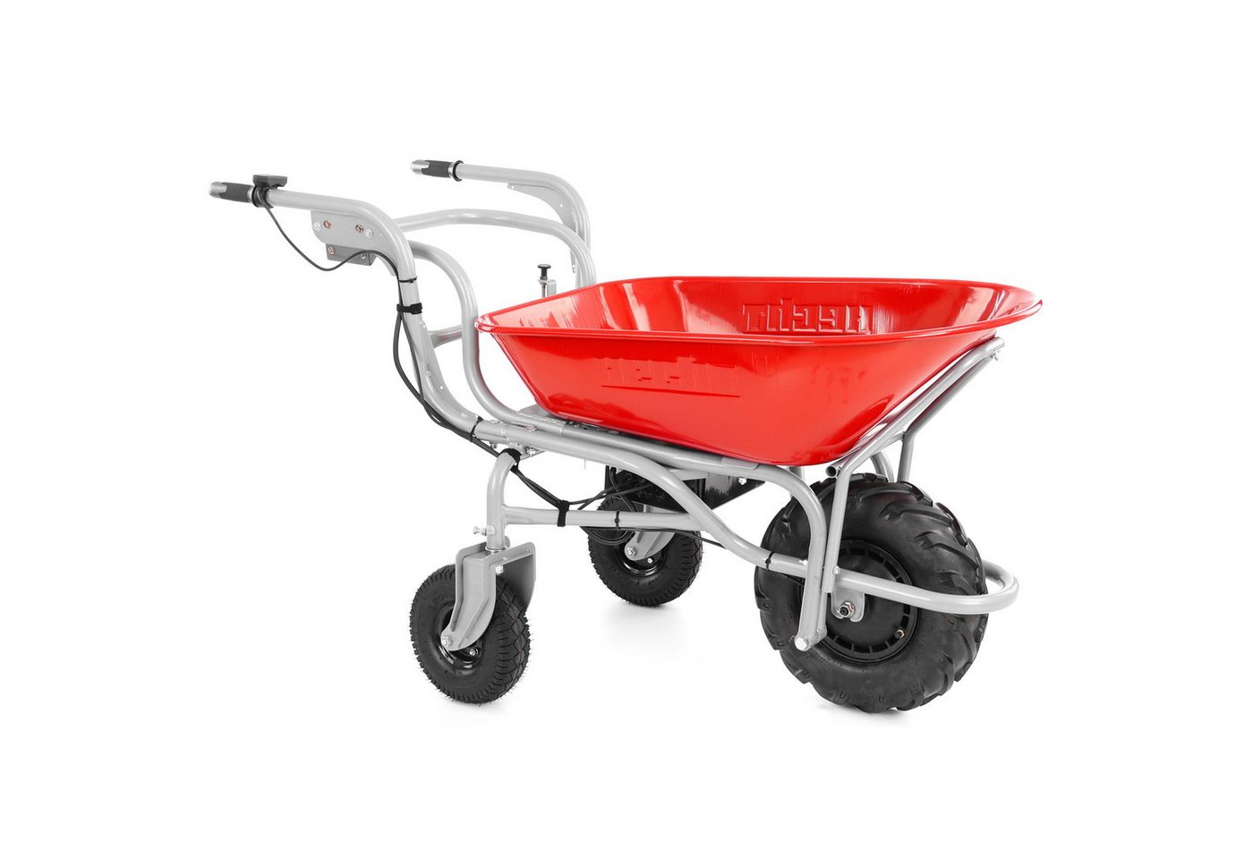 Hecht Motorschubkarre 2623 Akku-Muldenkipper Elektro 280 W 260 kg Tragkraft, 100 l, bürstenloser Motor, LED-Ladeanzeige, Luftreifen Stollenprofil Bild 4