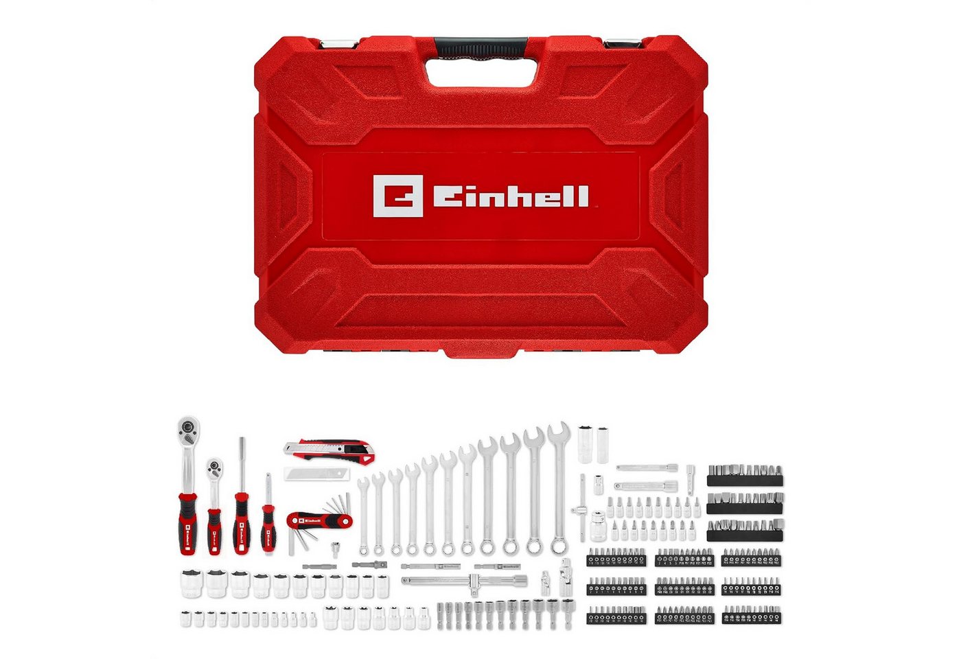 Einhell Werkzeugset, (233-tlg), Einhell Werkzeugkoffer 233-tlg. (Umschaltknarren, Gabel-Ringschlüssel Bild 4