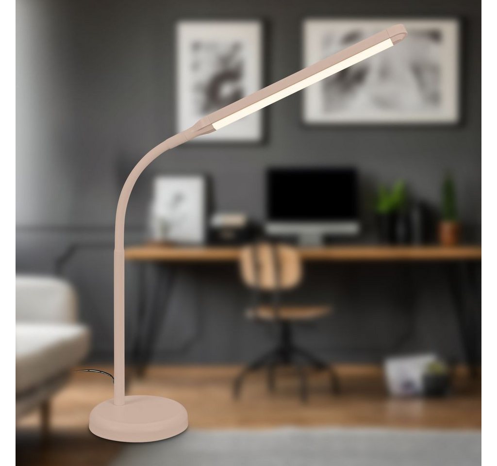 Briloner Leuchten Tischleuchte LED Tischleuchte Schwenkbar Dimmbar Touch CCT, Dimmfunktion, LED fest integriert, 13x72,5 cm, Büro, Wohnzimmer Bild 2