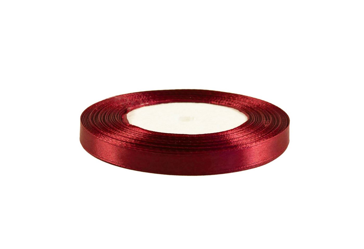 maDDma Satinband 22,5m Satinband 10mm Dekoband Geschenkband Schmuckband, weinrot Bild 2