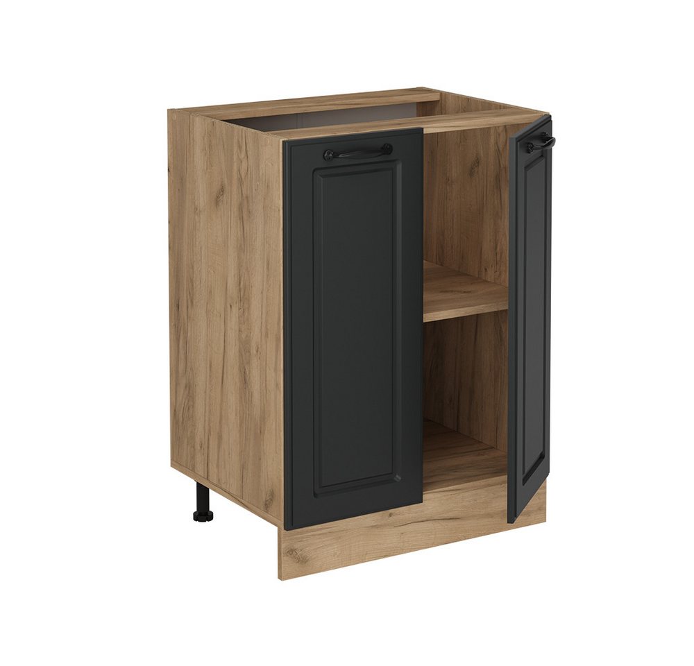 Vicco Unterschrank R-Line, Anthrazit Landhaus/Goldkraft Eiche, 60 cm ohne Arbeitsplatte (1-St)