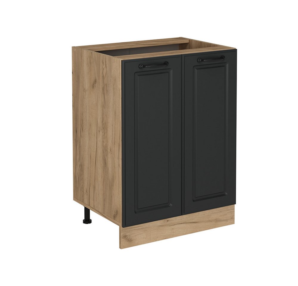 Vicco Unterschrank R-Line, Anthrazit Landhaus/Goldkraft Eiche, 60 cm ohne Arbeitsplatte (1-St) Bild 4