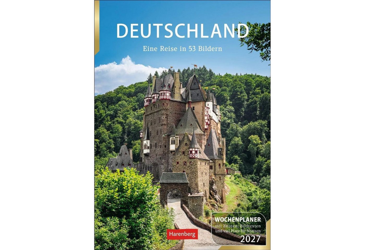 Harenberg Kalender Verlag Wandkalender Deutschland Wochenplaner 2027 - Eine Reise in 53 Bildern