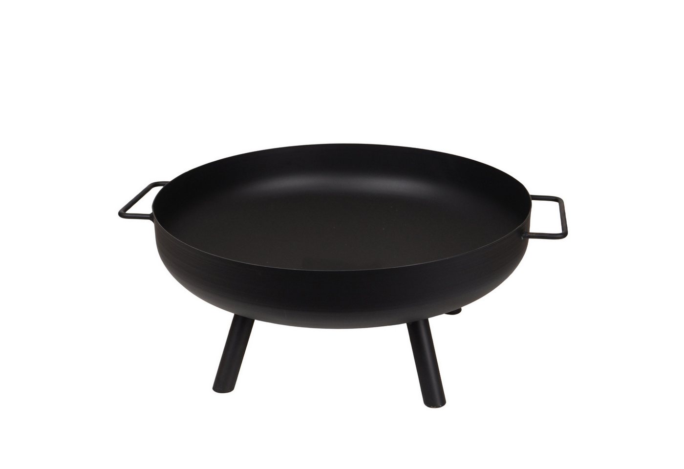 UNUS GARDEN Feuerschale Feuerschale "Arno" Metall, schwarz, (50cm Durchmesser), Feuerstelle, Feuerkorb - modern und dekorativ