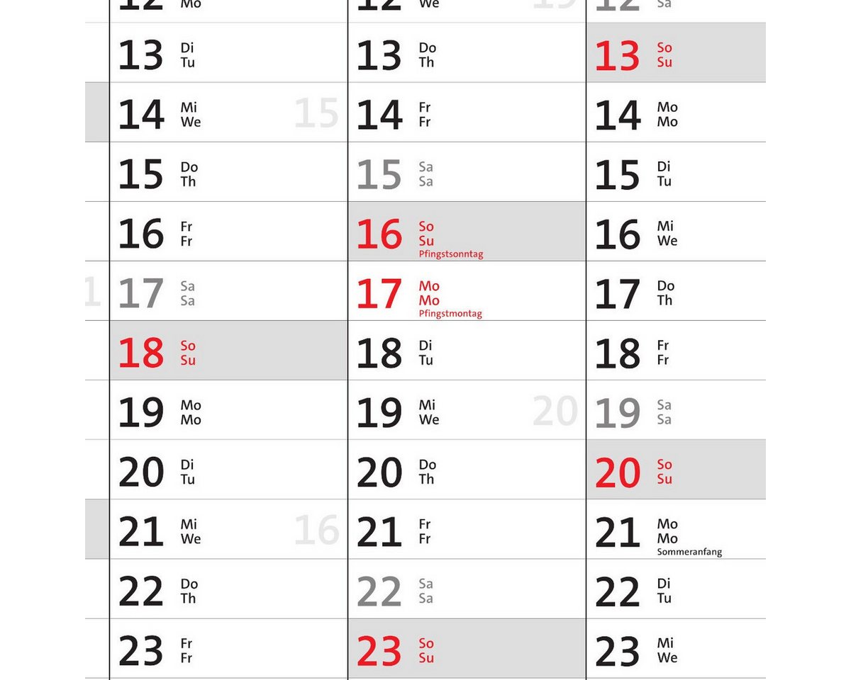 Anschütz Plakatkalender XXL Wandkalender - Jahresplaner 2027 - 99 x 69 cm groß Bild 3