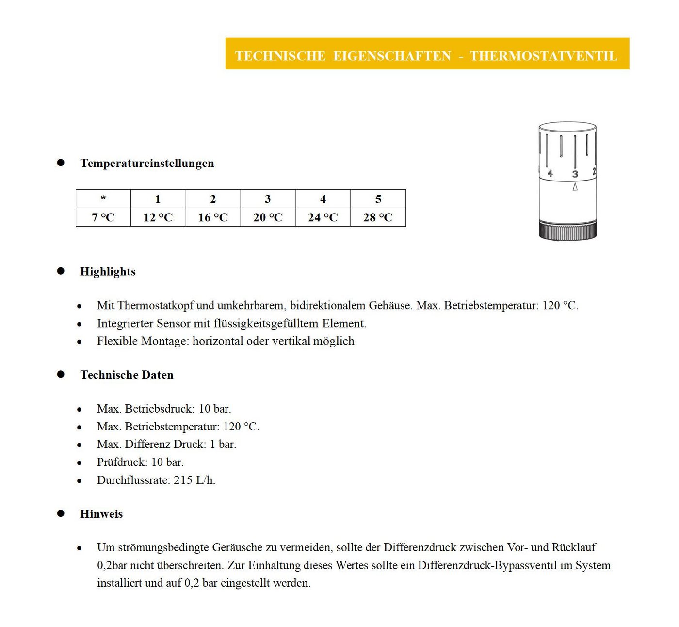 WITEN&NOCK Heizkörperthermostat Design Thermostatkopf M30x1,5mm Heizkörperventil Universal Anthrazit, (4 St) Bild 4