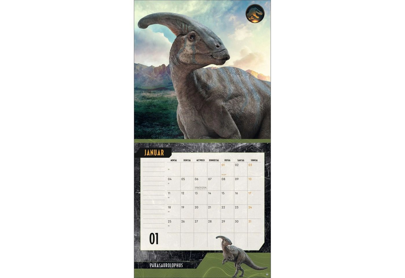 HEYE Wandkalender Jurassic World Broschurkalender 2027