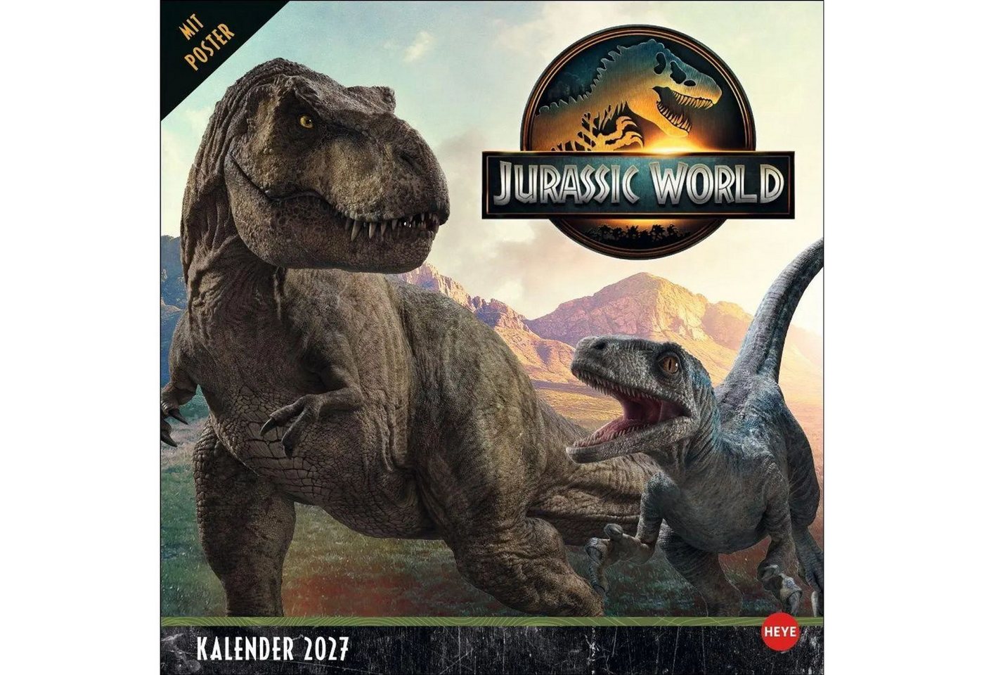 HEYE Wandkalender Jurassic World Broschurkalender 2027 Bild 5