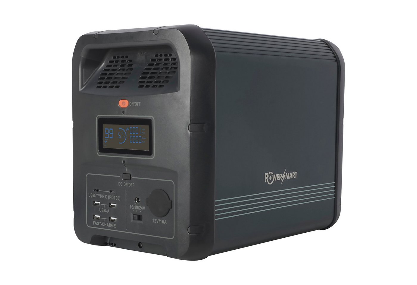 PowerSmart Stromerzeuger, (Tragbare Powerstation 2160Wh, LiFePO4 Camping, 1-tlg) Bild 5