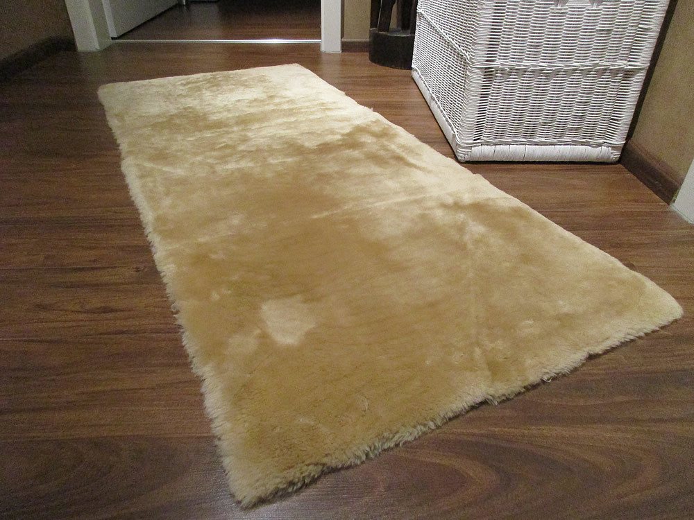 Reissner Lammfelle Fellteppich Couchauflage Teppich Merino Lammfell rechteckig