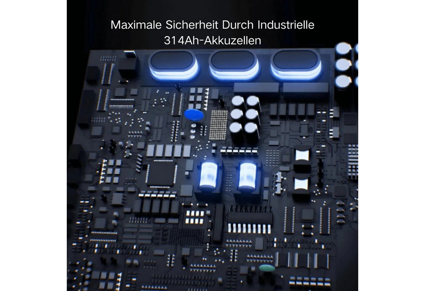 Tsun Balkonkraftwerk TSUN DB2000Lite Erweiterungsakku 2 kWh für DCU2000Lite, (bis 10 kWh erweiterbar, 314Ah Industriezellen)