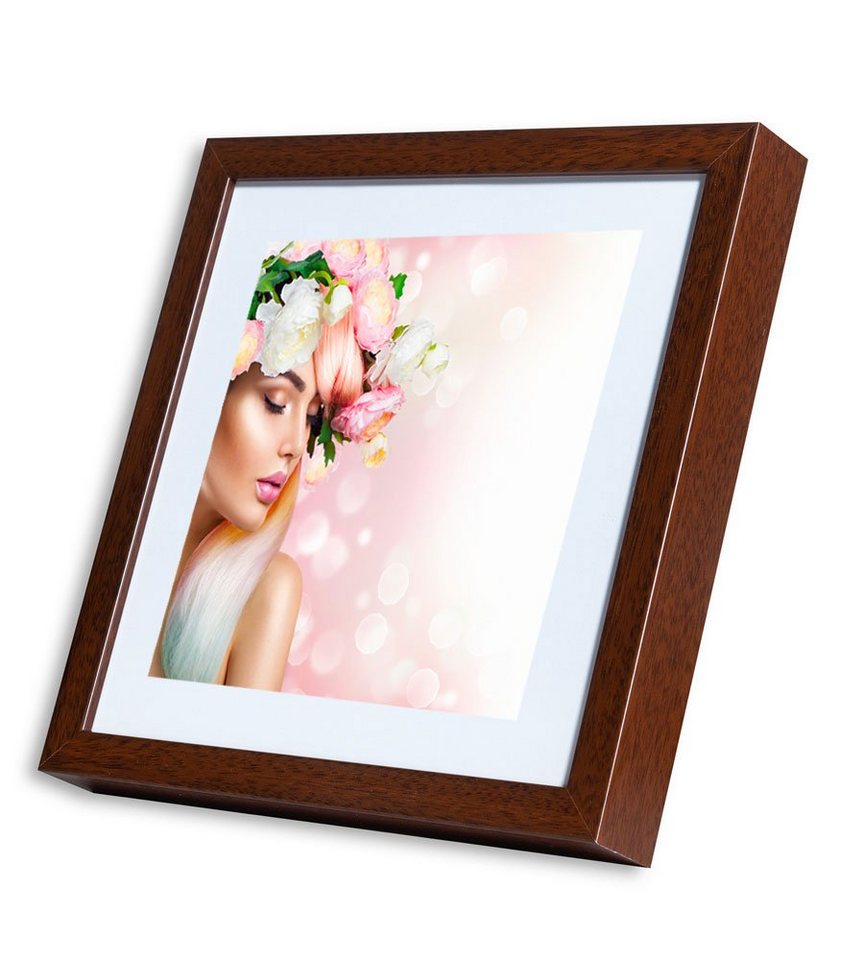 IDEAL TREND Bilderrahmen KS15 Bilderrahmen Lifestyle Foto Rahmen Collage Wanddeko Poster Holzop Bild 3