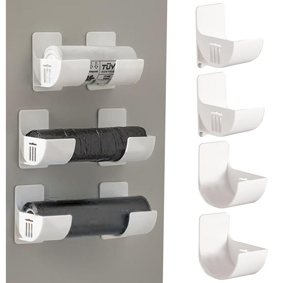 Coonoor Küchenorganizer-Set Küchenschranktür-Aufbewahrungsbox Plastiktütenhalter Organizer, (4-tlg) Bild 4