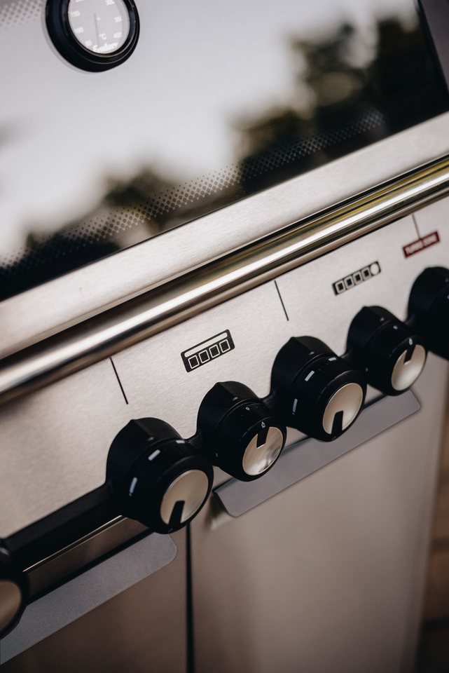Enders® Gasgrill Monroe Pro 4 SIKR Turbo Gas Grill - Gasgrill 4 Brenner Edelstahl Bild 3
