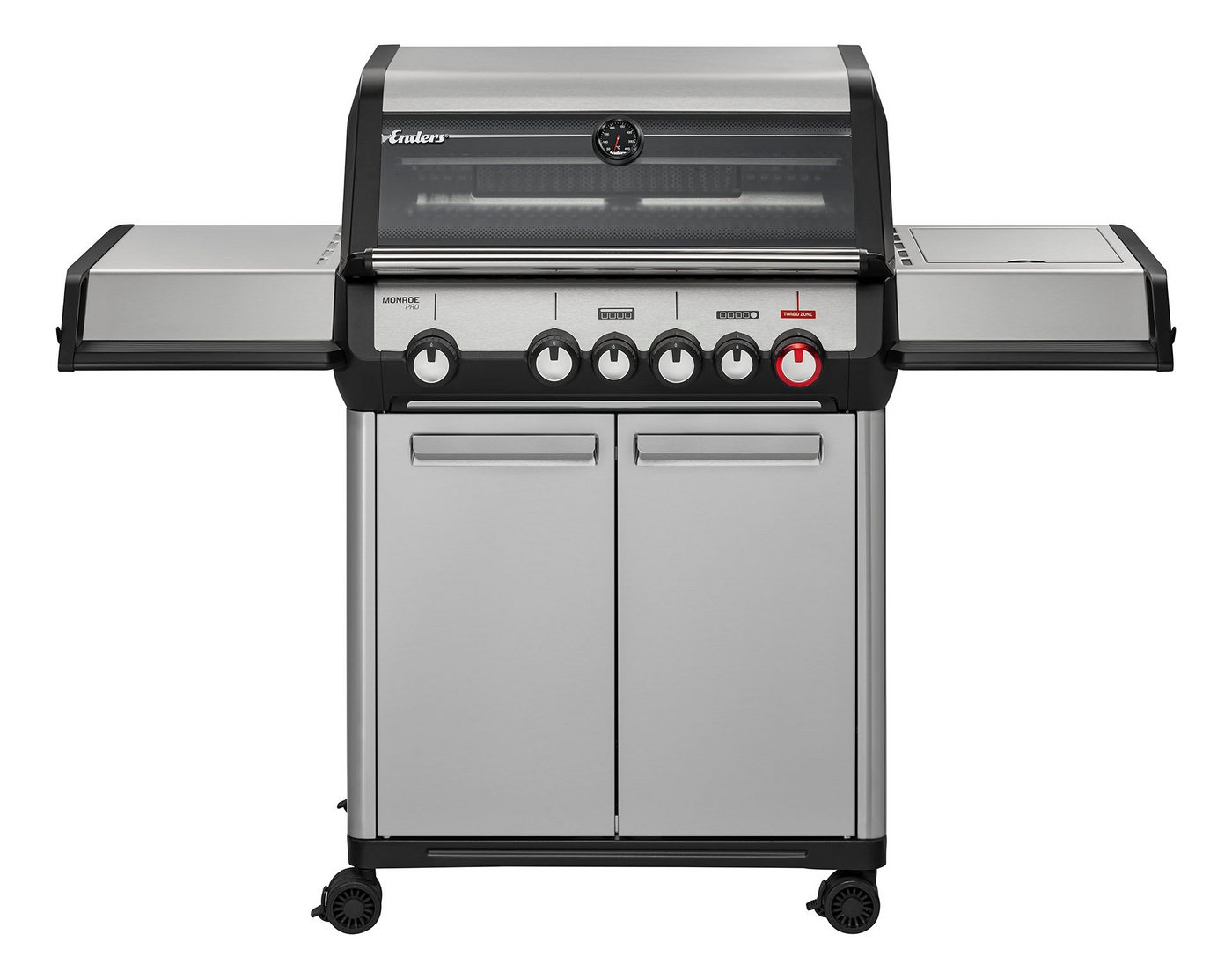 Enders® Gasgrill Monroe Pro 4 SIKR Turbo Gas Grill - Gasgrill 4 Brenner Edelstahl Bild 5