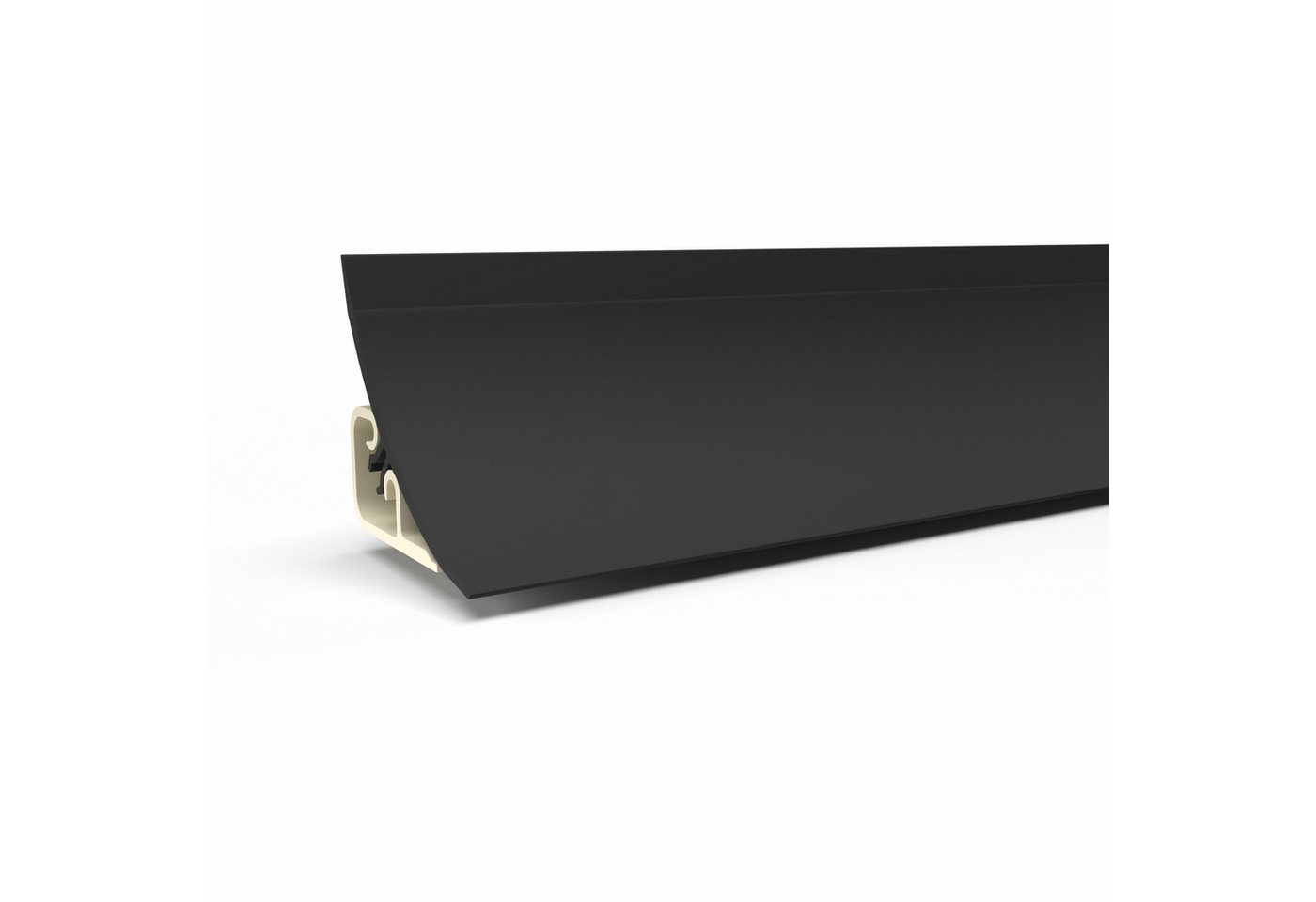Quest Abschlussleiste für Arbeitsplatten 23 x 23 mm, 300 cm, zweiteilig, Schrauben/Nägel, Montagekleber oder doppelseitiges Klebeband, PVC 23 x 23 mm, 1-St., zweiteilig, wasserfest, UV-beständig, 300 cm