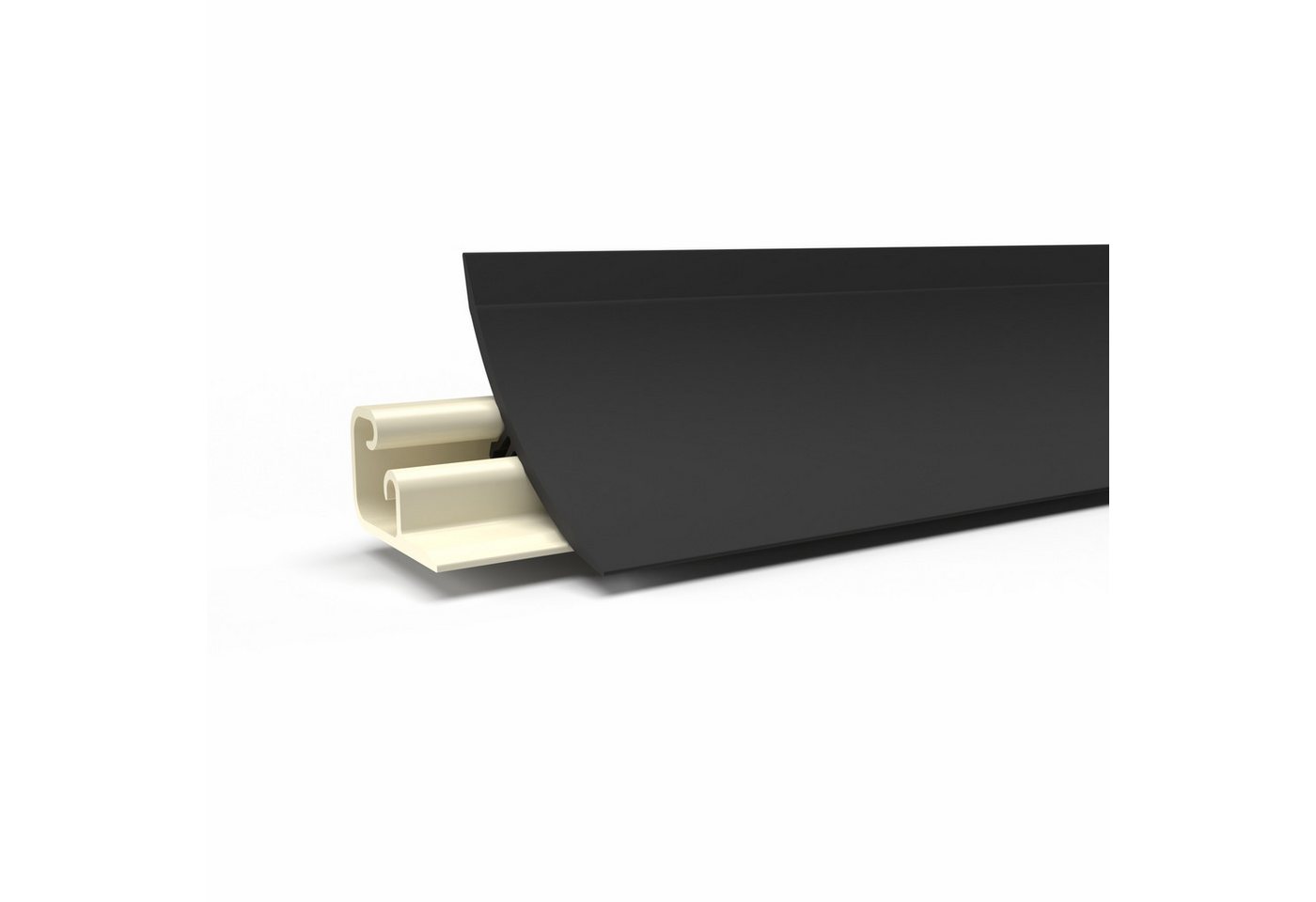 Quest Abschlussleiste für Arbeitsplatten 23 x 23 mm, 300 cm, zweiteilig, Schrauben/Nägel, Montagekleber oder doppelseitiges Klebeband, PVC 23 x 23 mm, 1-St., zweiteilig, wasserfest, UV-beständig, 300 cm Bild 3
