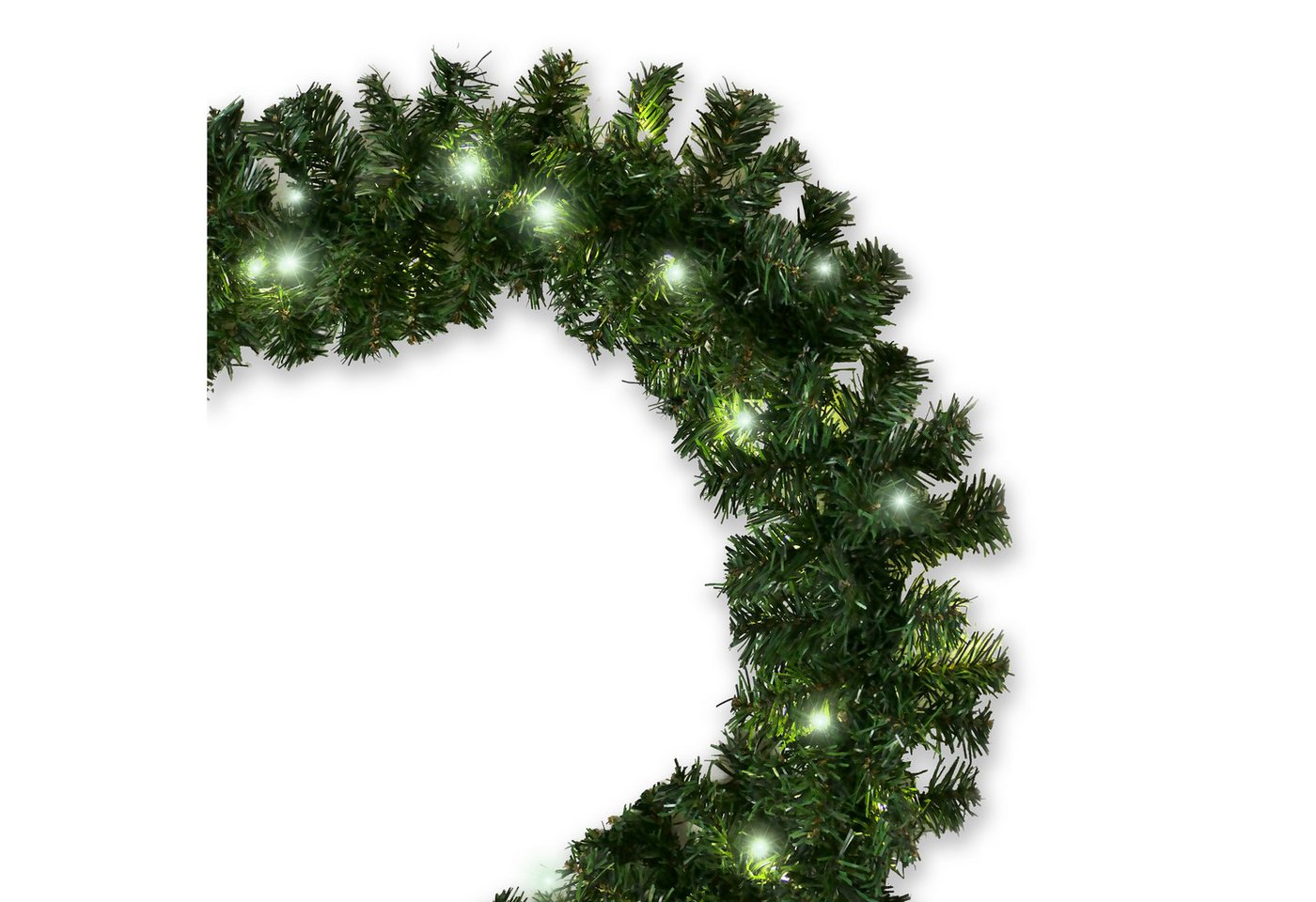 Gartenpirat LED-Girlande Künstliche Tannengirlande Türgirlande LED Weihnachtsgirlande Girlande, Atmosphärische Beleuchtung Bild 4