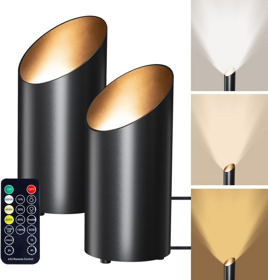 Futicare LED Stehlampe dimmbar mit Fernbedienung & Timer, 3 einstellbare Farbtemperaturen, LED fest integriert, (3000K/4000K/6000K), modernes Aluminium Design, energiesparend & hell, ideal für Wohnzimmer, Pflanzen & Wanddeko Bild 3