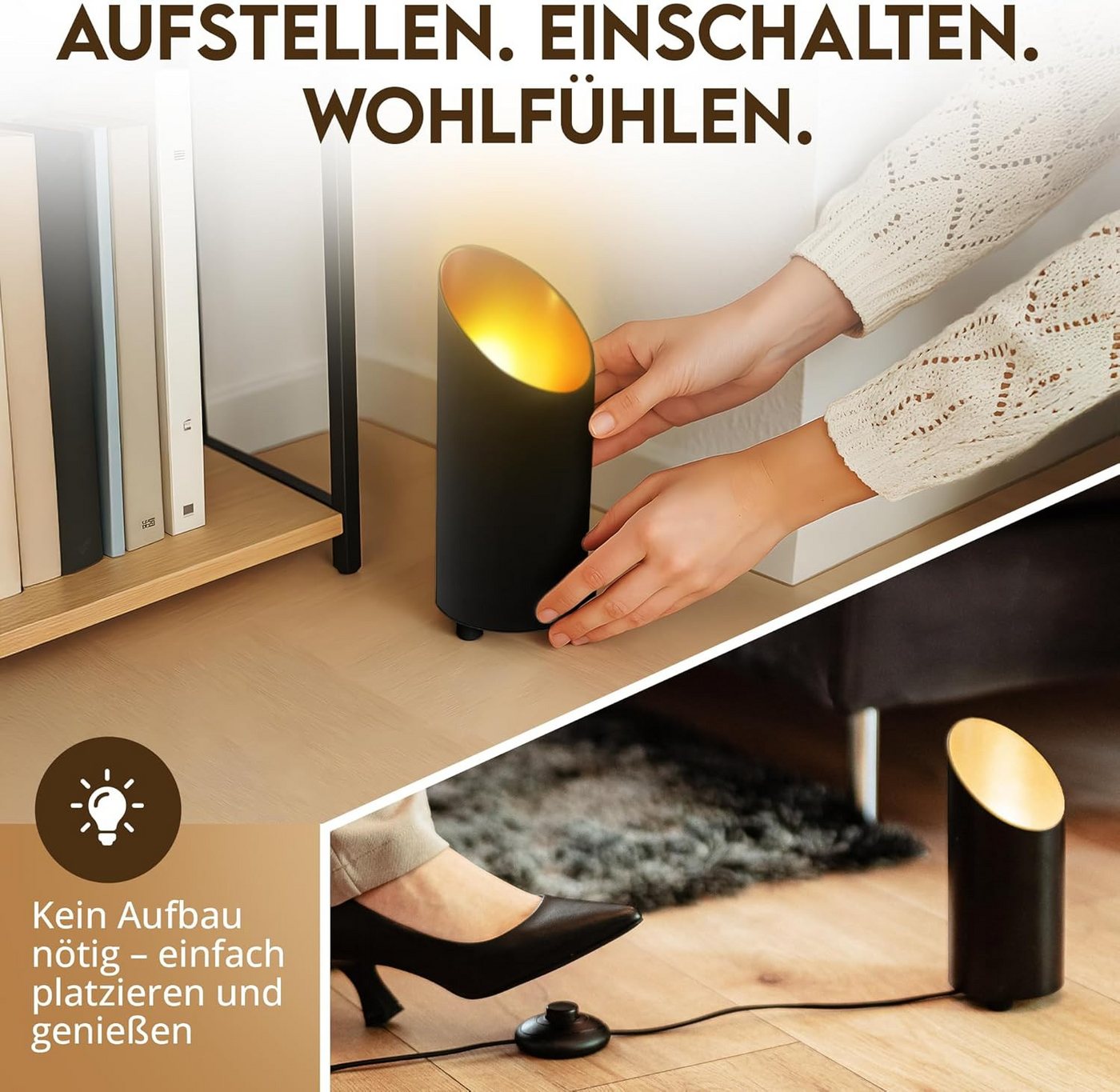 Futicare LED Stehlampe dimmbar mit Fernbedienung & Timer, 3 einstellbare Farbtemperaturen, LED fest integriert, (3000K/4000K/6000K), modernes Aluminium Design, energiesparend & hell, ideal für Wohnzimmer, Pflanzen & Wanddeko Bild 4