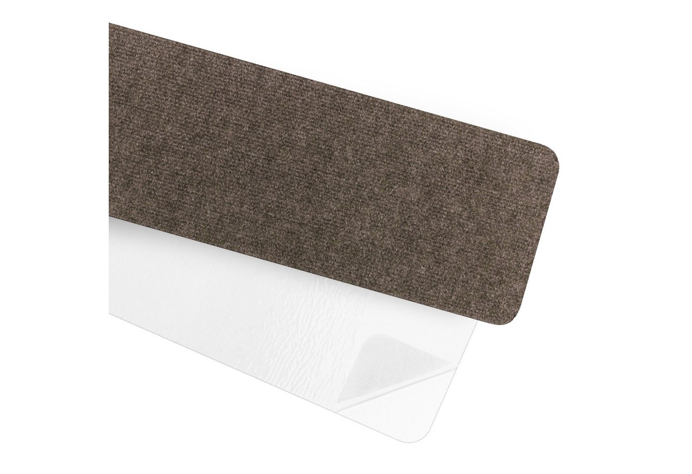 Quest Stufenmatte Treppenstufenmatte selbstklebend 76 x 20 cm, rechteckig, selbstklebend, rutschfest, 76 x 20 cm, 15 Stück