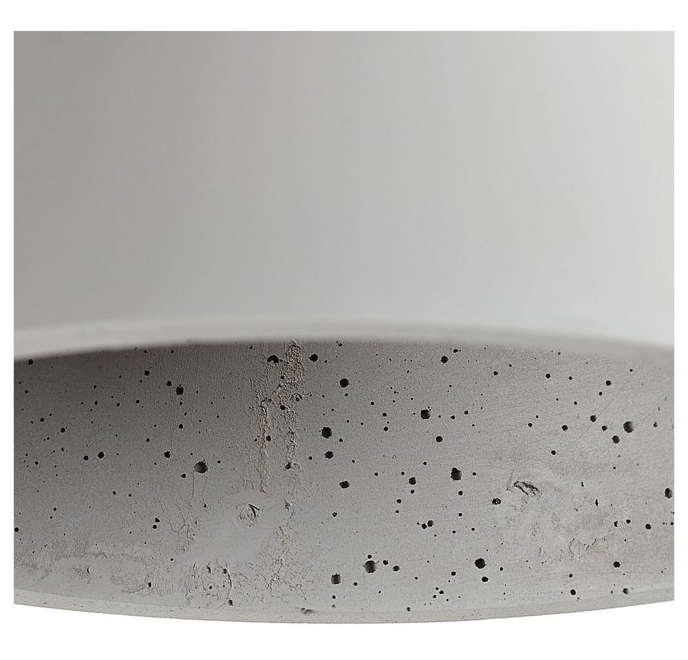 famlights Pendelleuchte Betonpendelleuchte Gerrit in Grau E27 max. 40W
