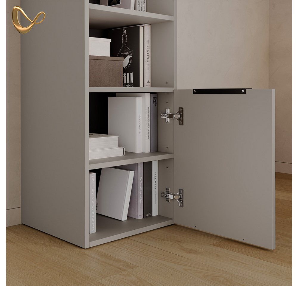 Livinity® Aktenschrank Piave, Greige, mit einer Tür (1-St) Bild 2