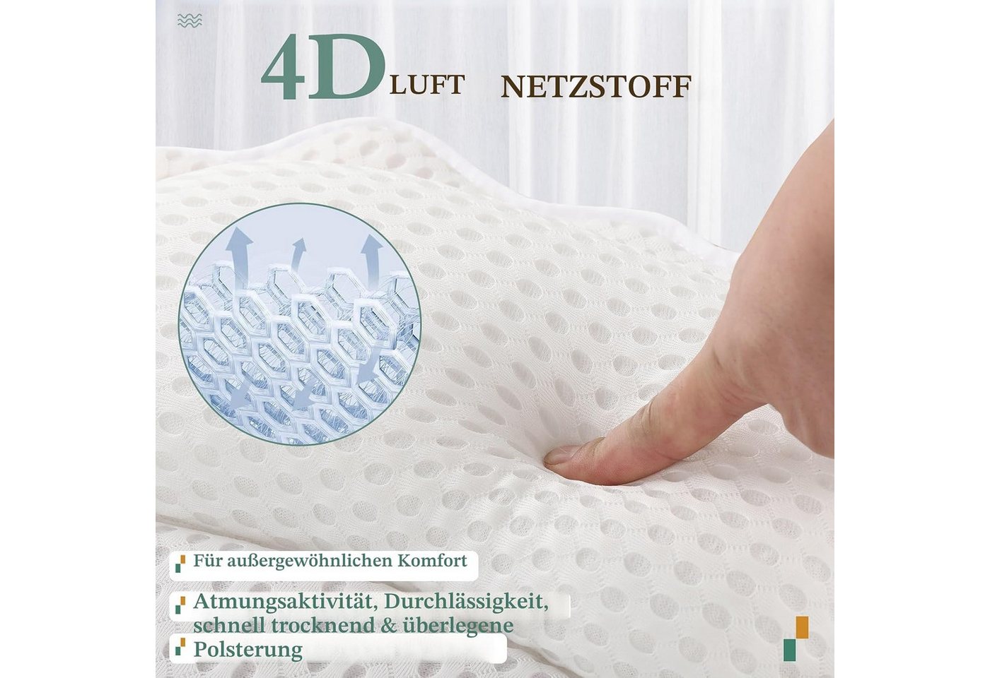 Best for Home Badaccessoire-Set Badewannenkissen, Ergonomisches Luxus Badewannenkissen mit Kopf Bild 3