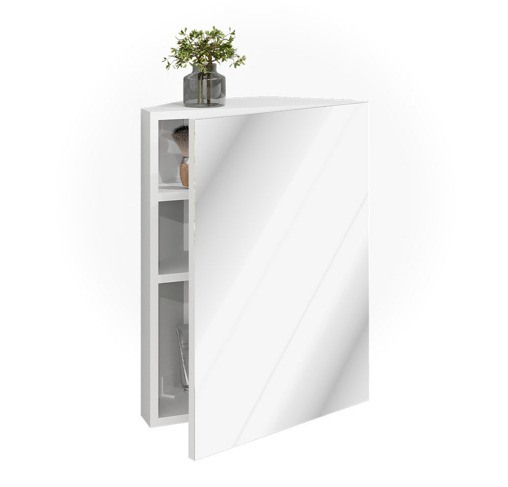 Vicco Badezimmerspiegelschrank Anka, Weiß, 45 x 60.2 cm Bild 4