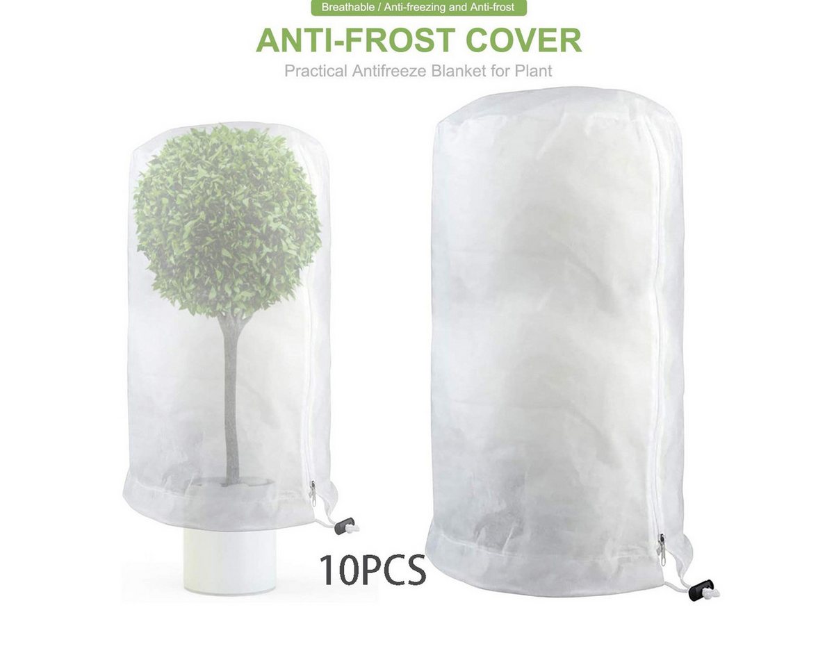 FELIXLEO Winterschutzhaube Frostschutz Schutzhülle Pflanzensack Für Kübelpflanzen Atmungsaktiv (10-St) Bild 5