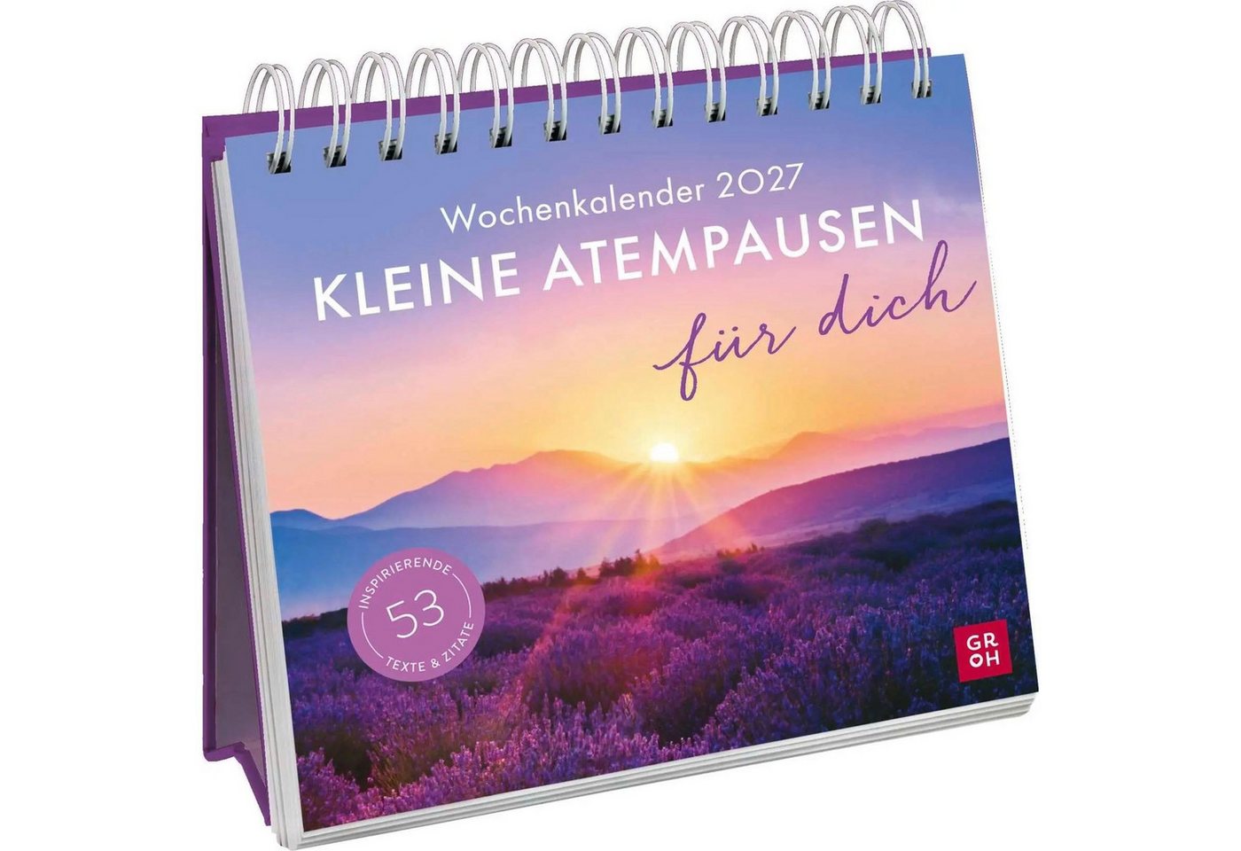 groh Verlag Tischkalender Wochenkalender 2027: Kleine Atempausen für dich Bild 4