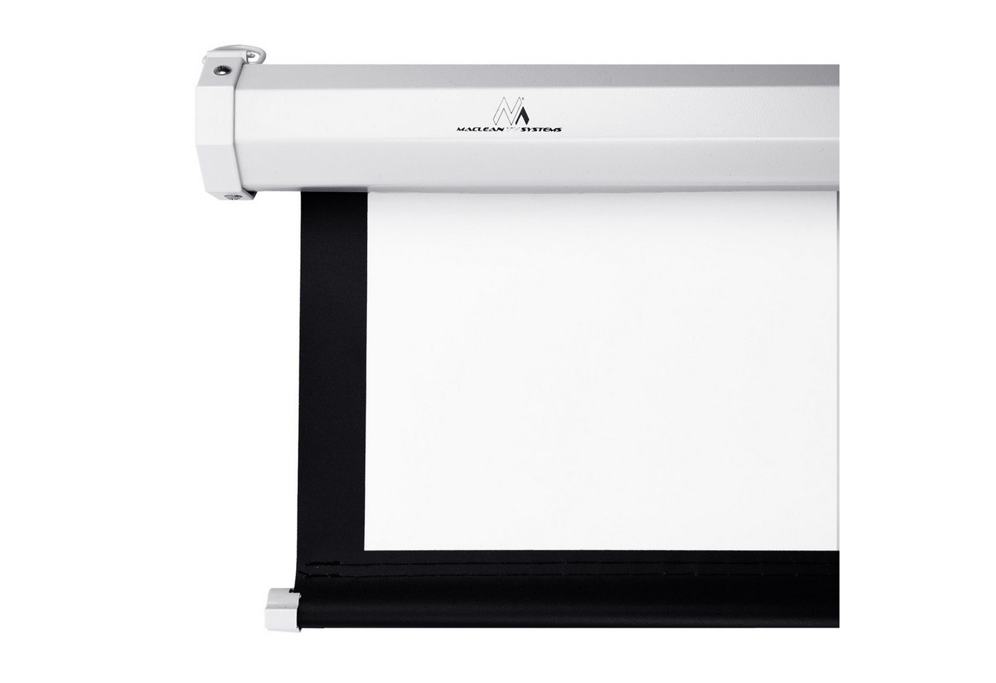 Maclean Leinwand MC-594 Projektionsleinwand 100'' (200 x 150 cm) halbauto, Auto-Lock, mattweiß, Wand- oder Deckenmontage Bild 3