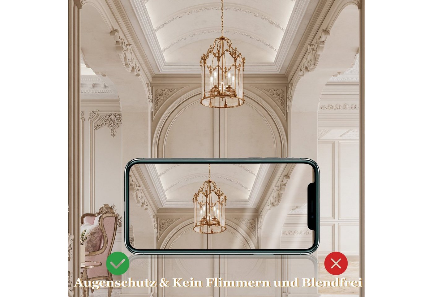 ZMH LED-Leuchtmittel LED Glühbirnen Vintage Lampe Birnen 4W Energiesparlampe, E14, 4 St., 6000k Bild 2