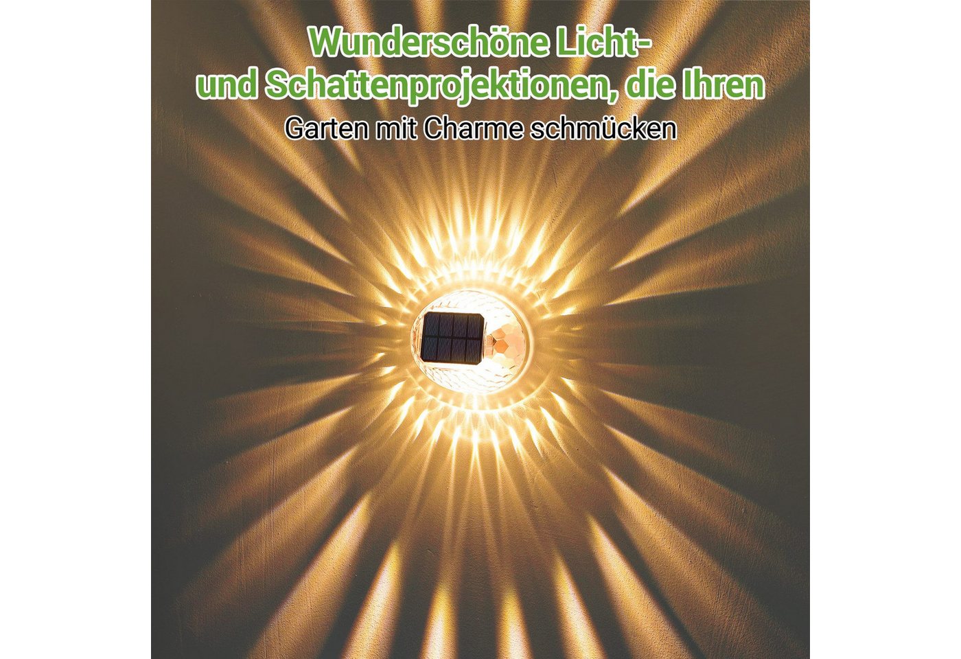 Quntis LED Solarleuchte 4 Stück Aussen Bodenbeleuchtung outdoor IP65 solarleuchten für außen, Warmweiß, Tageslichtweiß, Warmweiß/Kaltweiß/Blau Gartenleuchte für Garten, Terrasse,Weg Bild 5