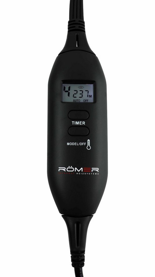 Römer Infrarot Heizsysteme Infrarotheizteppich LCD-Display mit 4 Heizstufen & Abschaltautomatik, Heizmatte 230V Bild 2