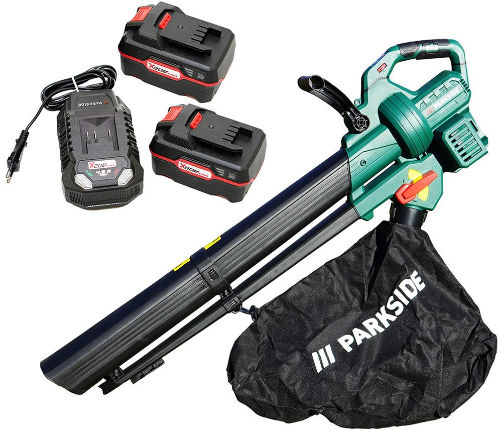 Parkside Akku-Laubsauger 40V Akku Laubsauger Laubbläser PLSBA 40 Laub Sauger Bläser Gebläse
