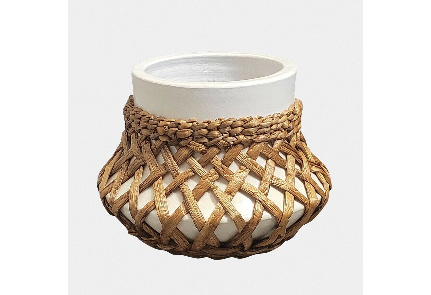 Mirabeau Übertopf Übertopf Amariel weiß/braun Bild 5