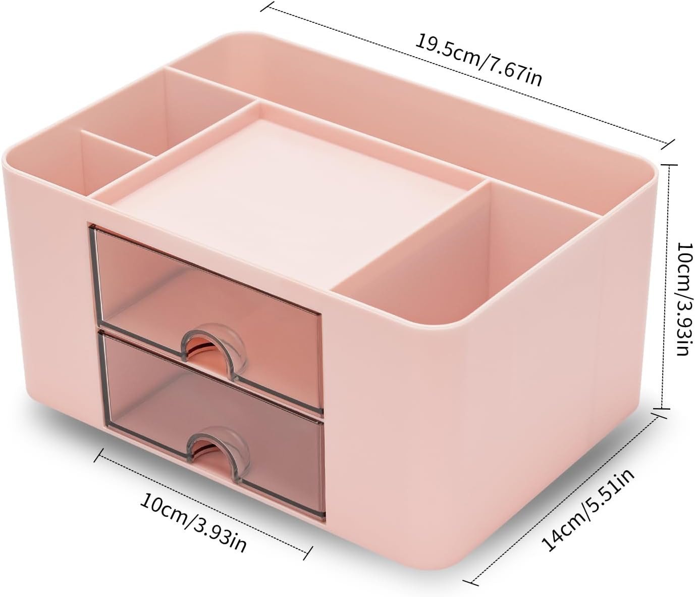 FELIXLEO Küchenorganizer-Set Schreibtischorganisator mit 2 Schubladen 5 Fächer Büro Bild 3