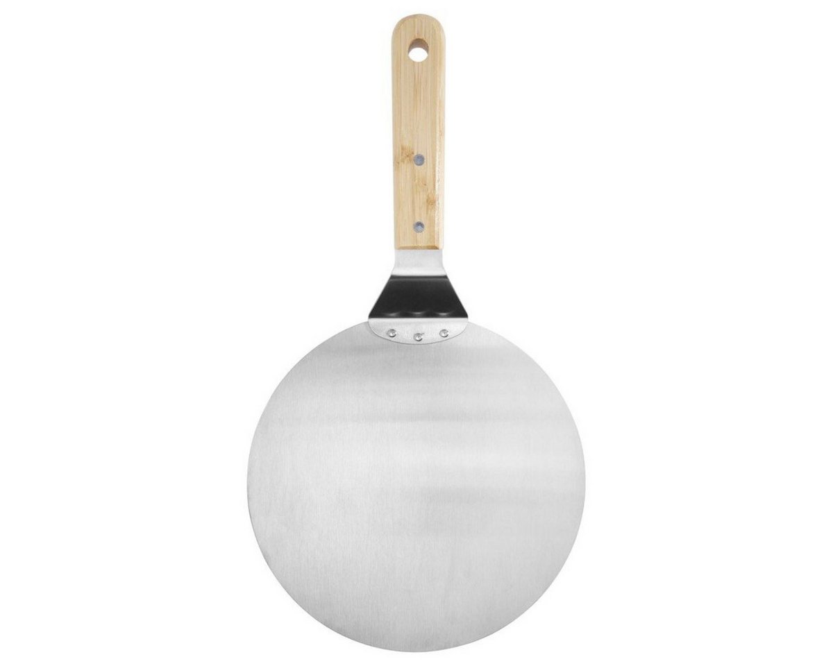 PF Concept Pizzaschieber 26 × 25 cm aus Edelstahl mit Bambusgriff