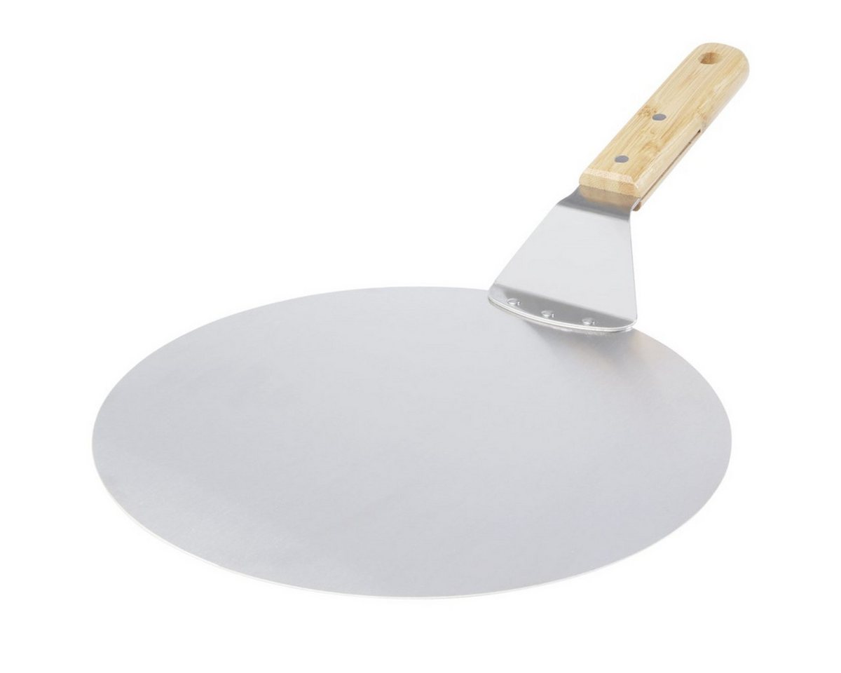 PF Concept Pizzaschieber 26 × 25 cm aus Edelstahl mit Bambusgriff Bild 3