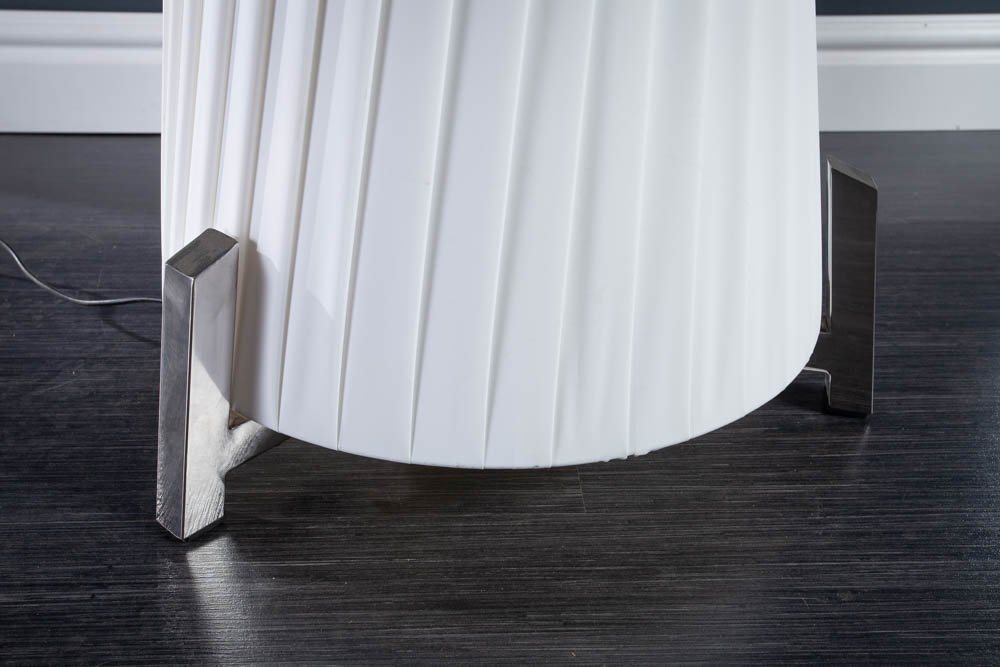riess-ambiente Stehlampe PARIS X 160cm weiß / silber, ohne Leuchtmittel, Wohnzimmer · Latex · Metall · Büro · Modern Design Bild 2