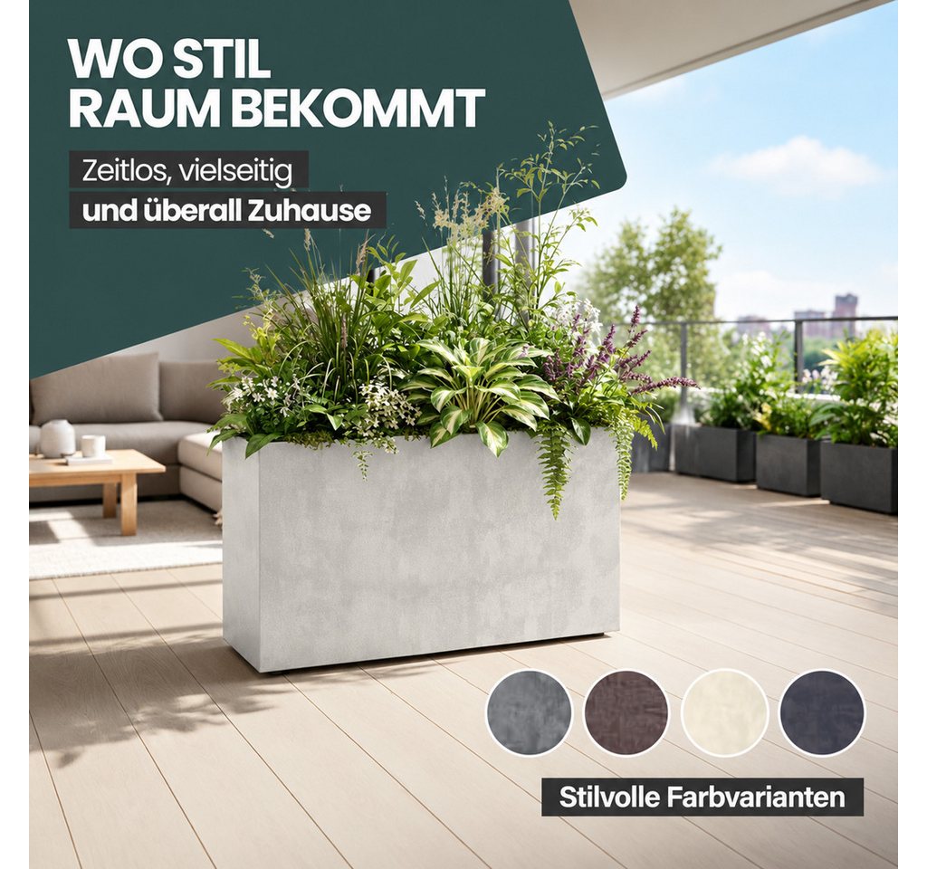 KreLeo Pflanzkübel 'Millennium Fence', XXL Sichtschutz in verschiedenen Farben (1 St) Bild 2