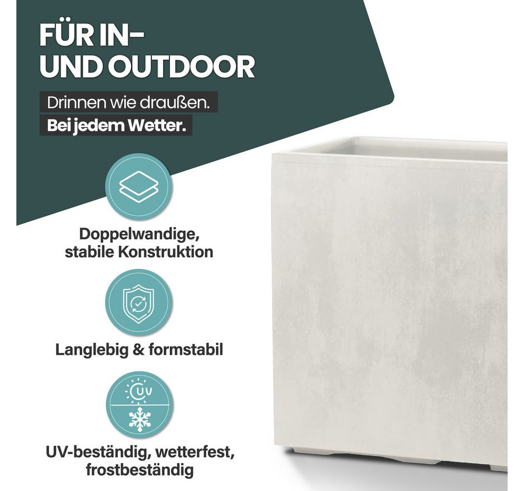 KreLeo Pflanzkübel 'Millennium Fence', XXL Sichtschutz in verschiedenen Farben (1 St) Bild 3