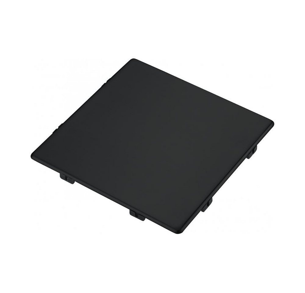 FRANKE Einbauspüle Abdeckkappe eckig Black Matt (beschichtet)
