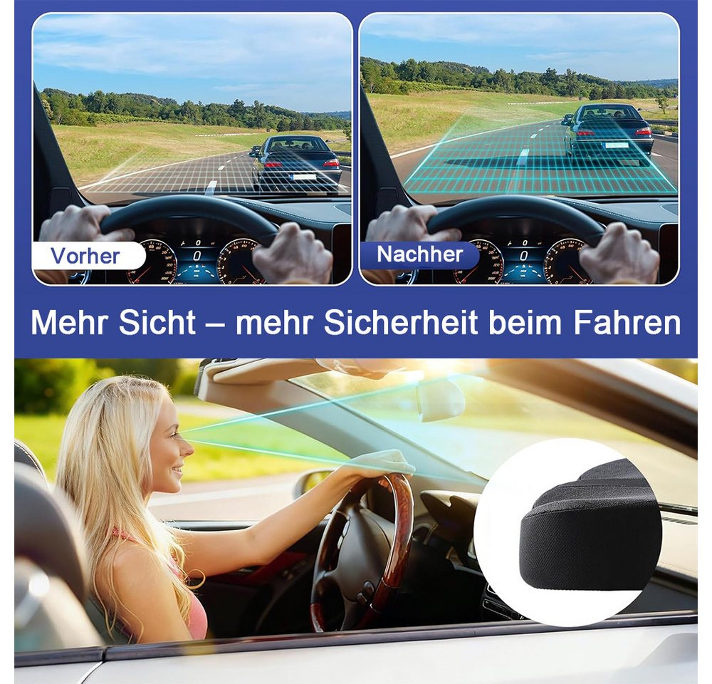 AFKSMILE Sitzkissen Keilkissen auto,sitzkissen auto,sitzerhöhung auto erwachsene,Bequem Bild 3