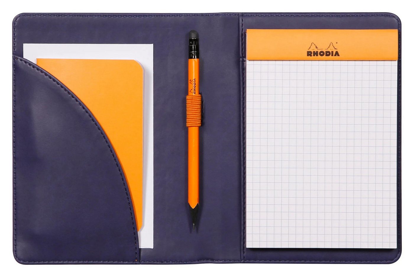 EXACOMPTA Organisationsmappe Mappe für Block oder Notizheft A6 N13 13x17cm Mitternachtsblau 213005C, Rhodia, Blöcke, Hefte und Notizbücher Bild 2