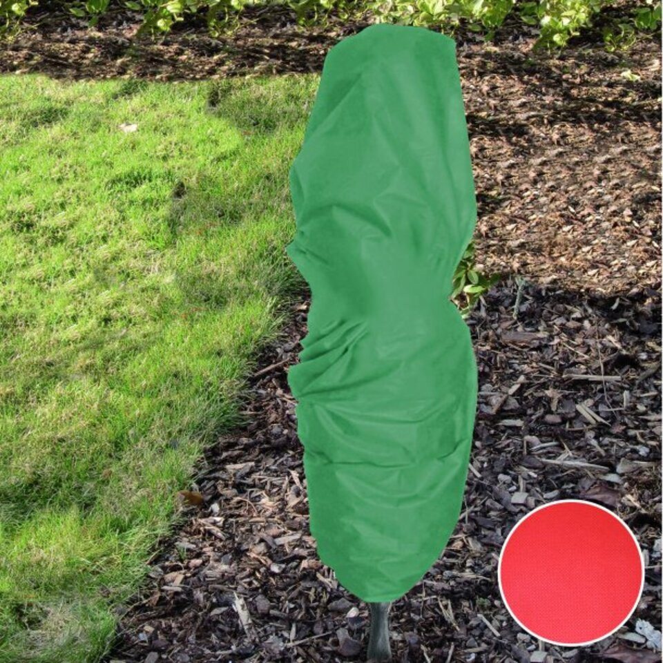 XCLOU Wintervlies Wintervlies rot 1,5 x 5 m, (1-St)