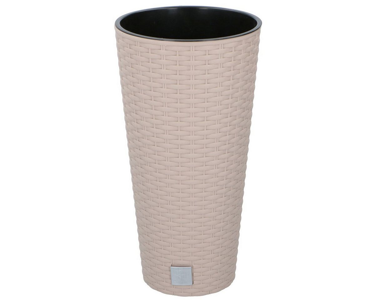A.I.&E. Übertopf Pflanztopf Blumentopf 20x39cm Rattan Optik in Mocca, Rattanoptik