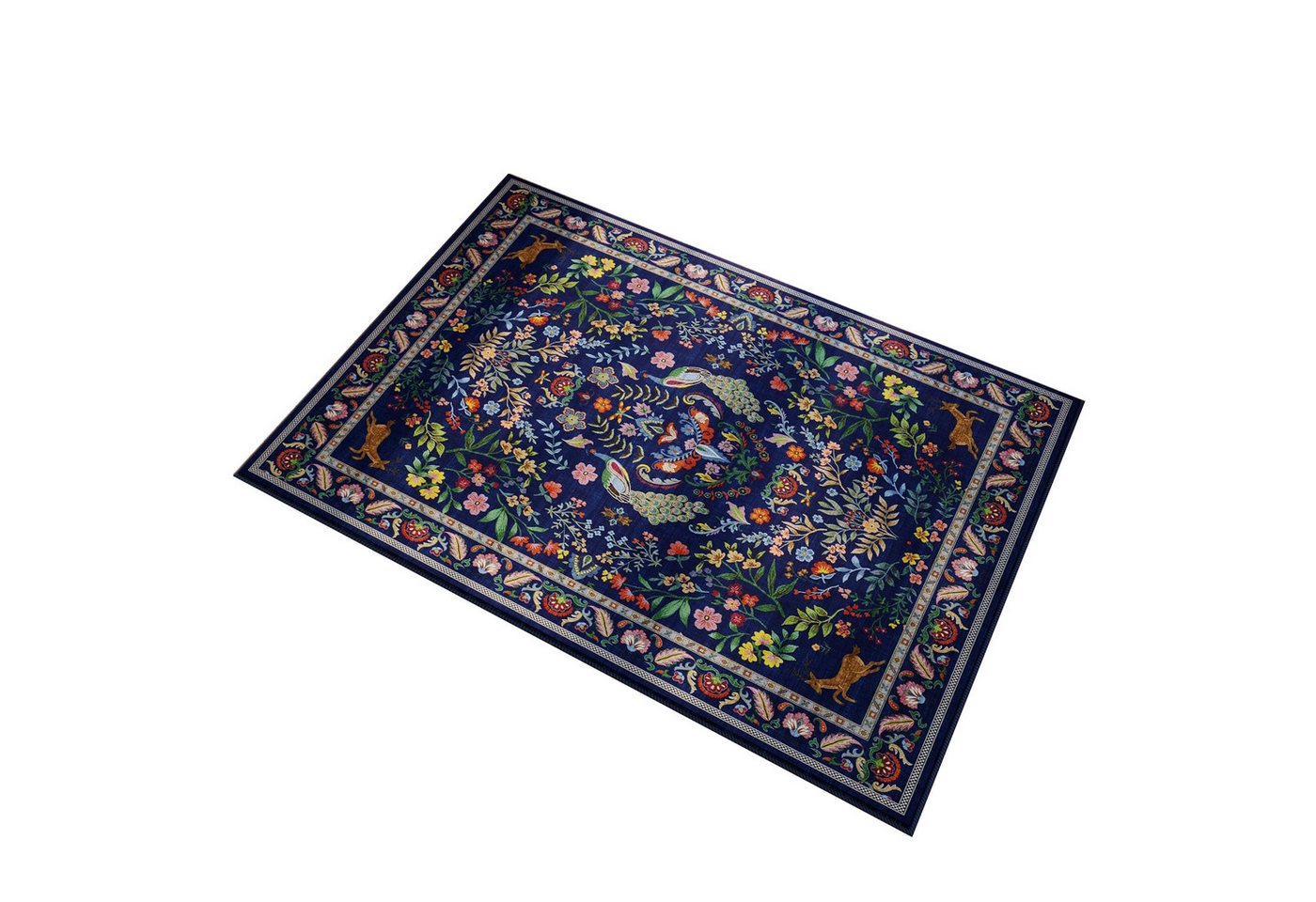 Agger Fußmatte Weiche Fußmatte mit Blumenmuster, Eingangstürmatte, geeignet für Flur, Eingangsbereich, Küche, Schlafzimmer und Badezimmer