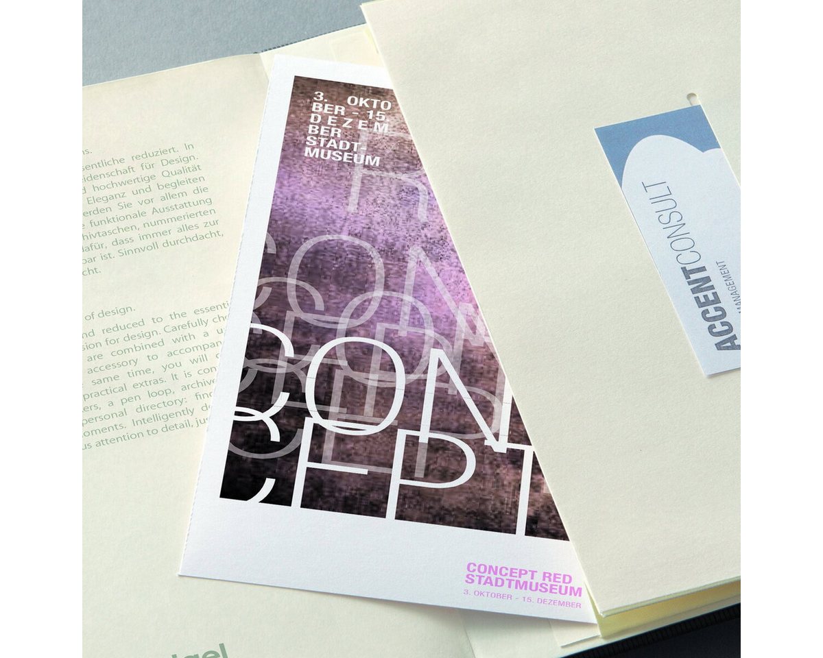 Sigel Taschenkalender Wochenkalender Conceptum 2027 Hardcover dunkelblau 176 Seiten ca. A6 Bild 5
